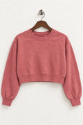 Women's lululemon Dusty Rose Cropped Crewneck Sweatshirt – 18" Length