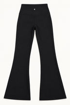 Women's lululemon Black High-Waisted Flared Yoga Pants – Size 6