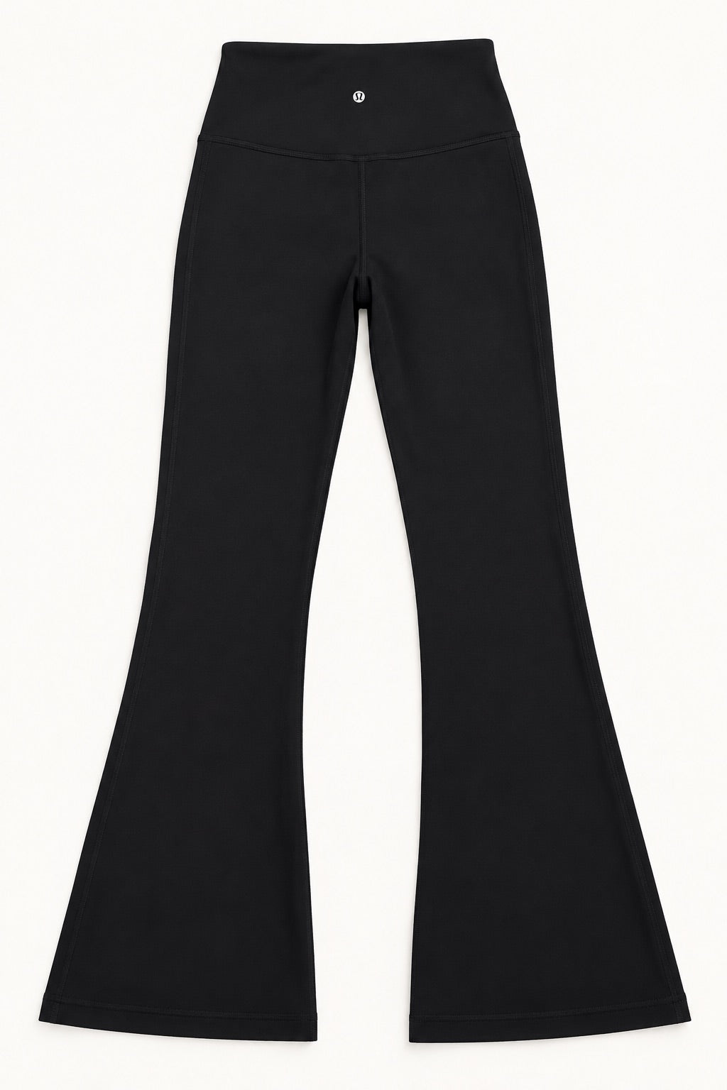 Women's lululemon Black High-Waisted Flared Yoga Pants – Size 6