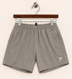 Gymshark Men's Khaki Lightweight Running & Training Athletic Gym Shorts