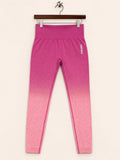 Gymshark Womens Ombre Berry Seamless High-Waisted Leggings