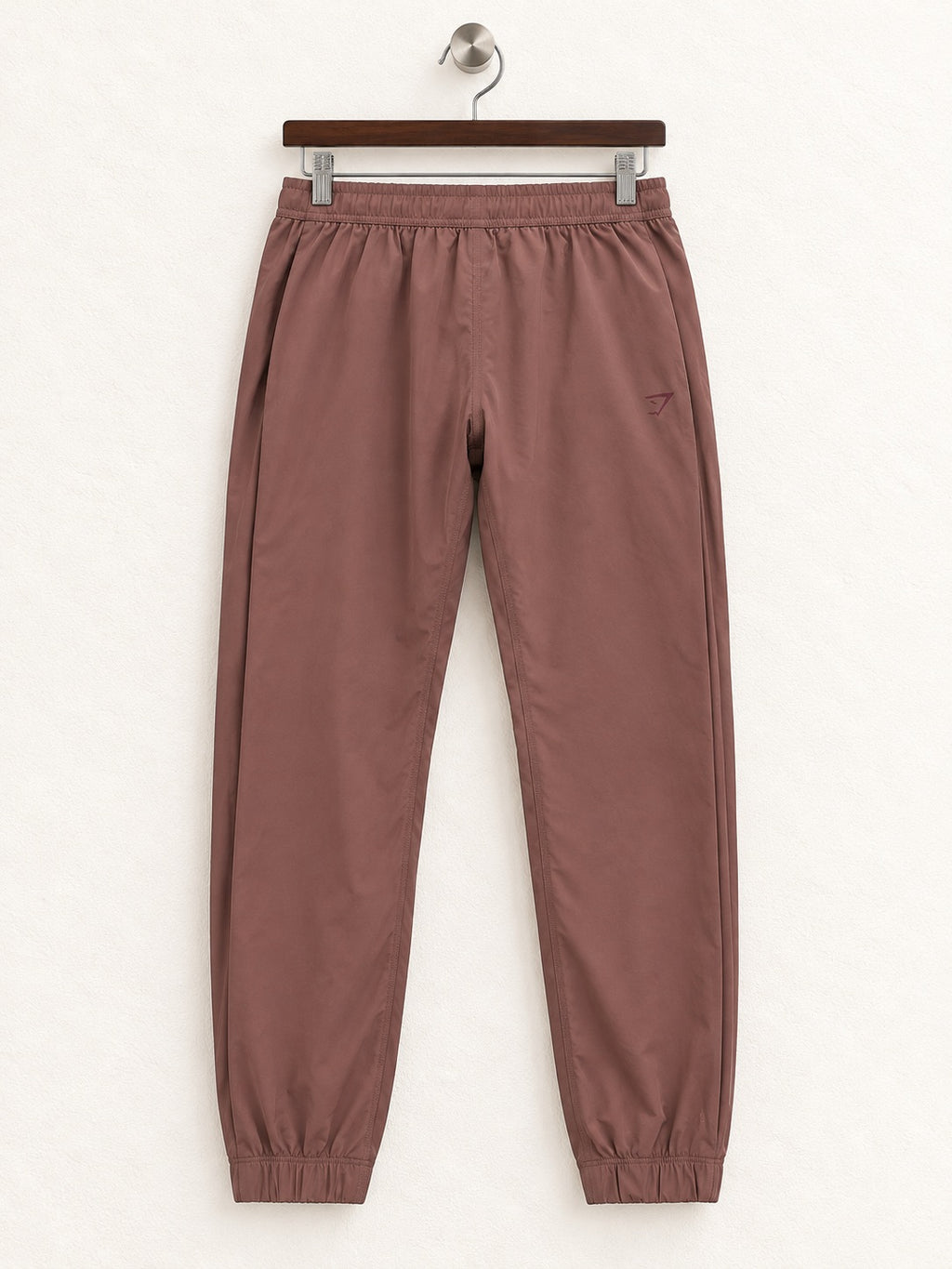 Gymshark Women's Mauve/Rose Cuffed Jogger Track Pants – Size S