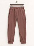Gymshark Women's Mauve/Rose Cuffed Jogger Track Pants – Size S
