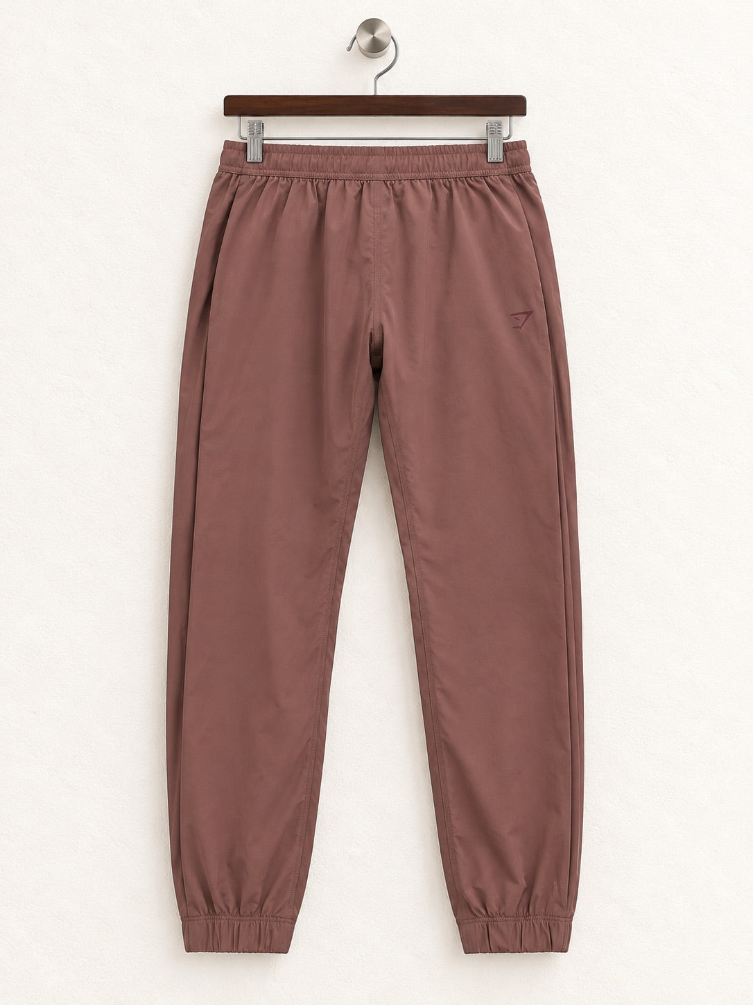Gymshark Women's Mauve/Rose Cuffed Jogger Track Pants – Size S