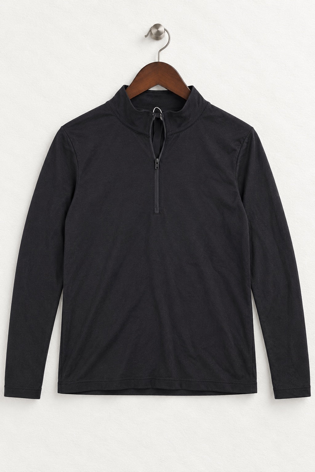 lululemon Black Half-Zip Long Sleeve Top