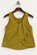 Women's lululemon Mustard Yellow Wrap-Front Tank Top