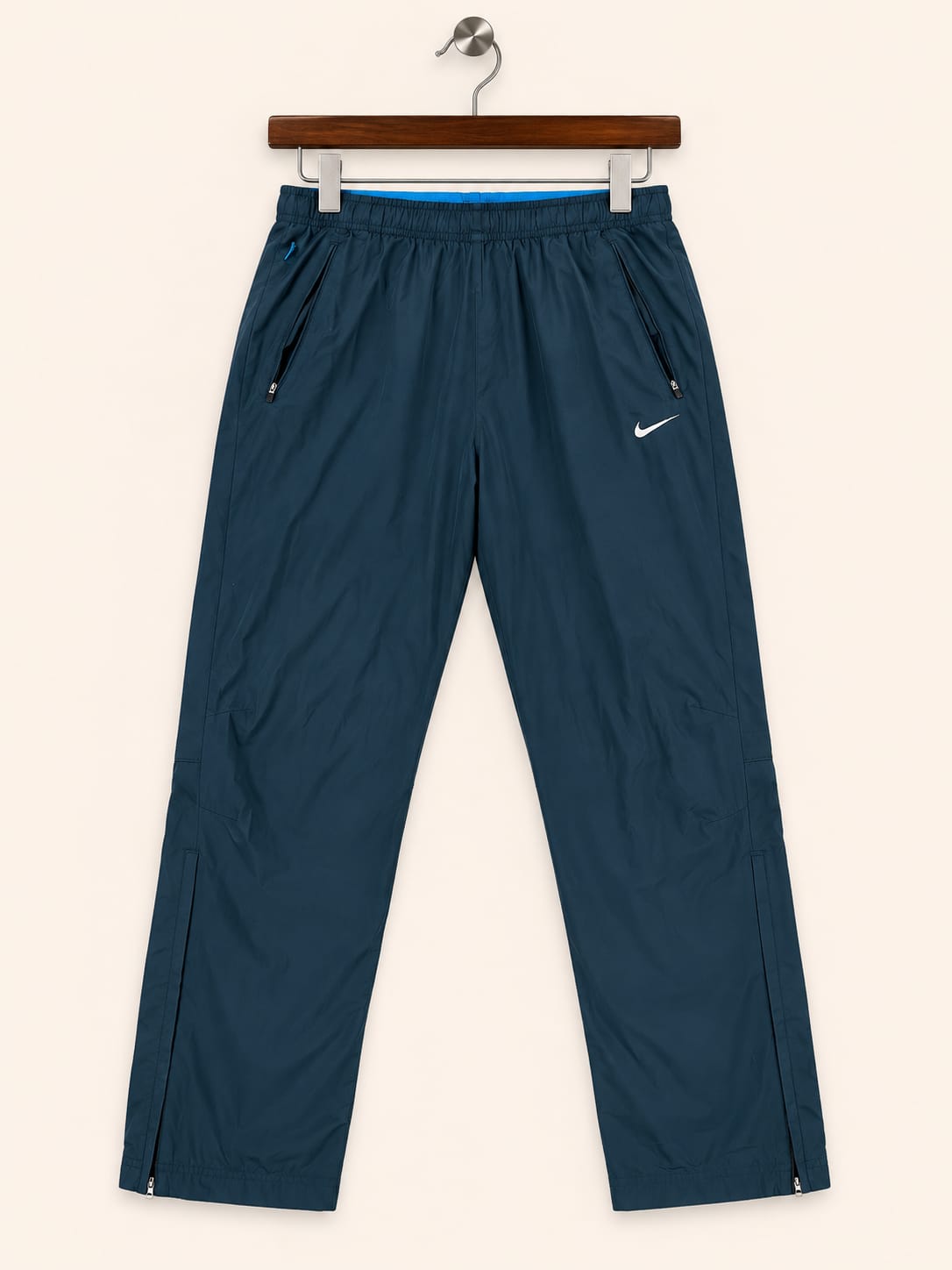 Nike Men's Dark Teal / Charcoal Grey Lightweight Activewear Track Pants