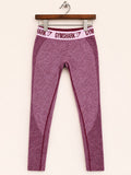 Gymshark Women's Burgundy Marl Vital Seamless High-Waisted Gym Leggings