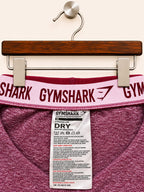 Gymshark Women's Burgundy Marl Vital Seamless High-Waisted Gym Leggings