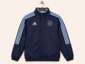 Adidas Men's Navy Blue Ajax ClimaWarm Zip-Up Sports Jacket