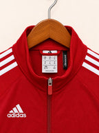 Adidas Men's Red Climacool Athletic Zip-Up Training Track Jacket