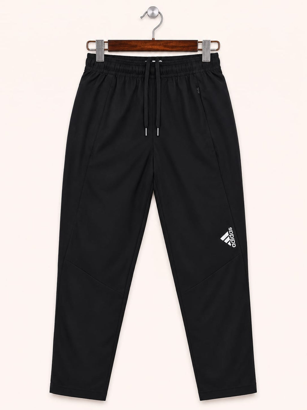 Adidas Men's Black Lightweight Athletic Training Track Pants