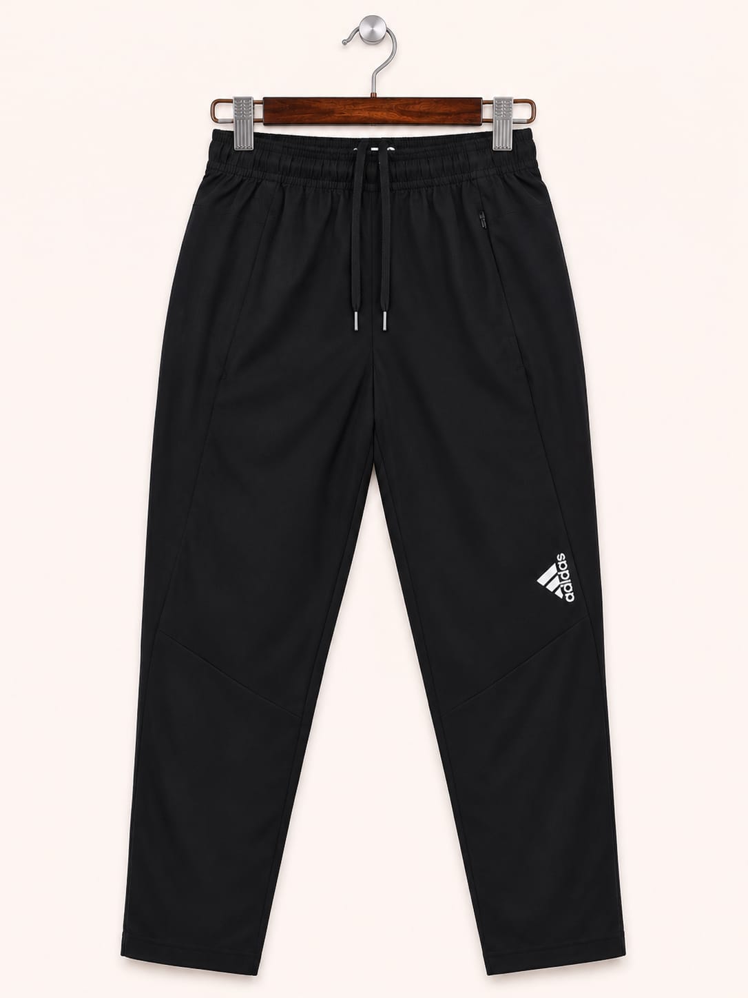Adidas Men's Black Lightweight Athletic Training Track Pants