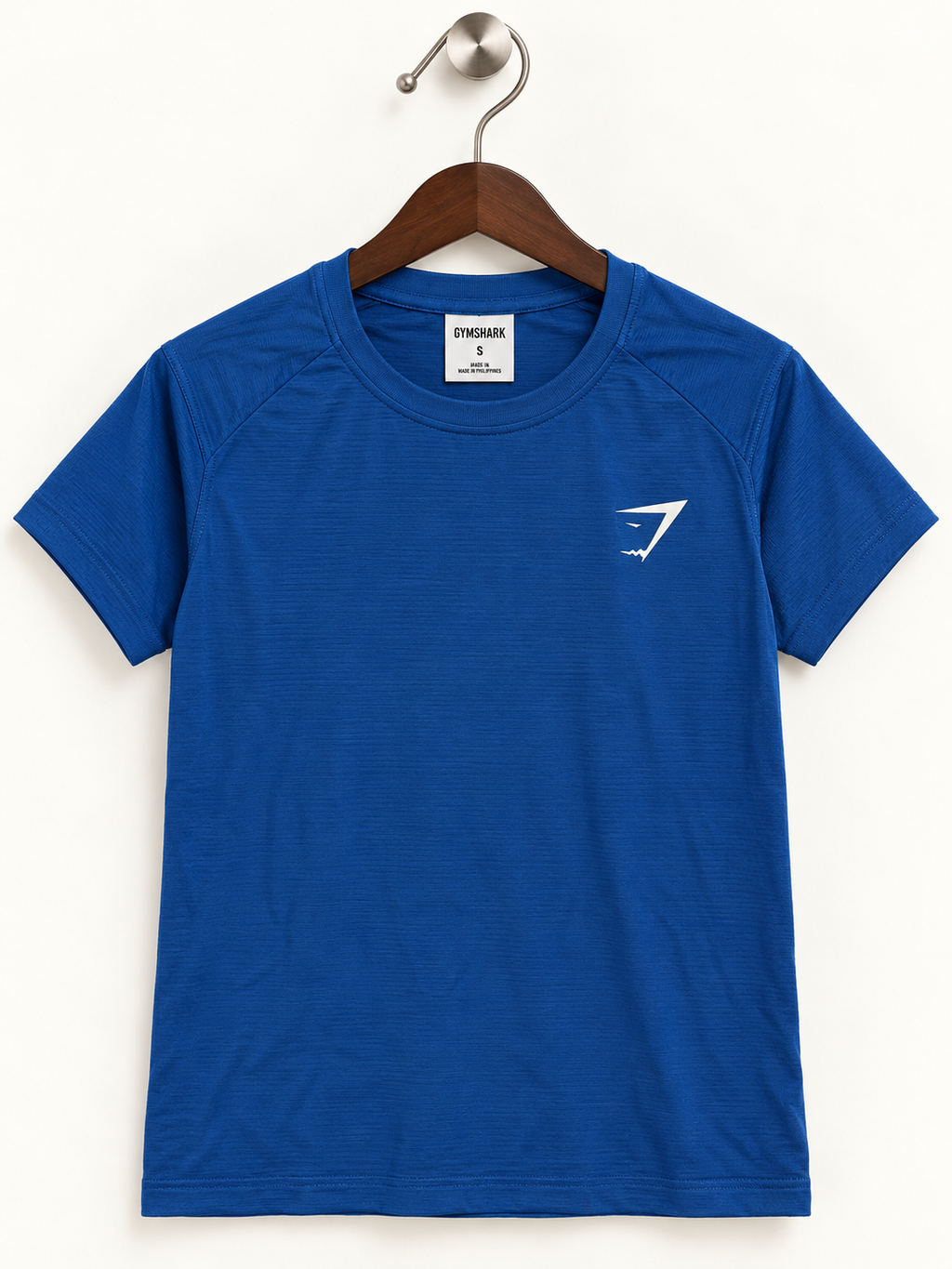 Gymshark Men's Blue Athletic Performance Short Sleeve T-Shirt