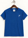 Gymshark Men's Blue Athletic Performance Short Sleeve T-Shirt