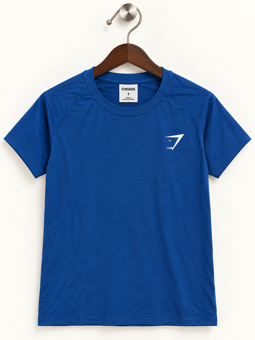 Gymshark Men's Blue Athletic Performance Short Sleeve T-Shirt