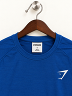 Gymshark Men's Blue Athletic Performance Short Sleeve T-Shirt