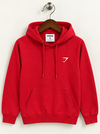 Gymshark Women's Red Athletic Hoodie Sweatshirt