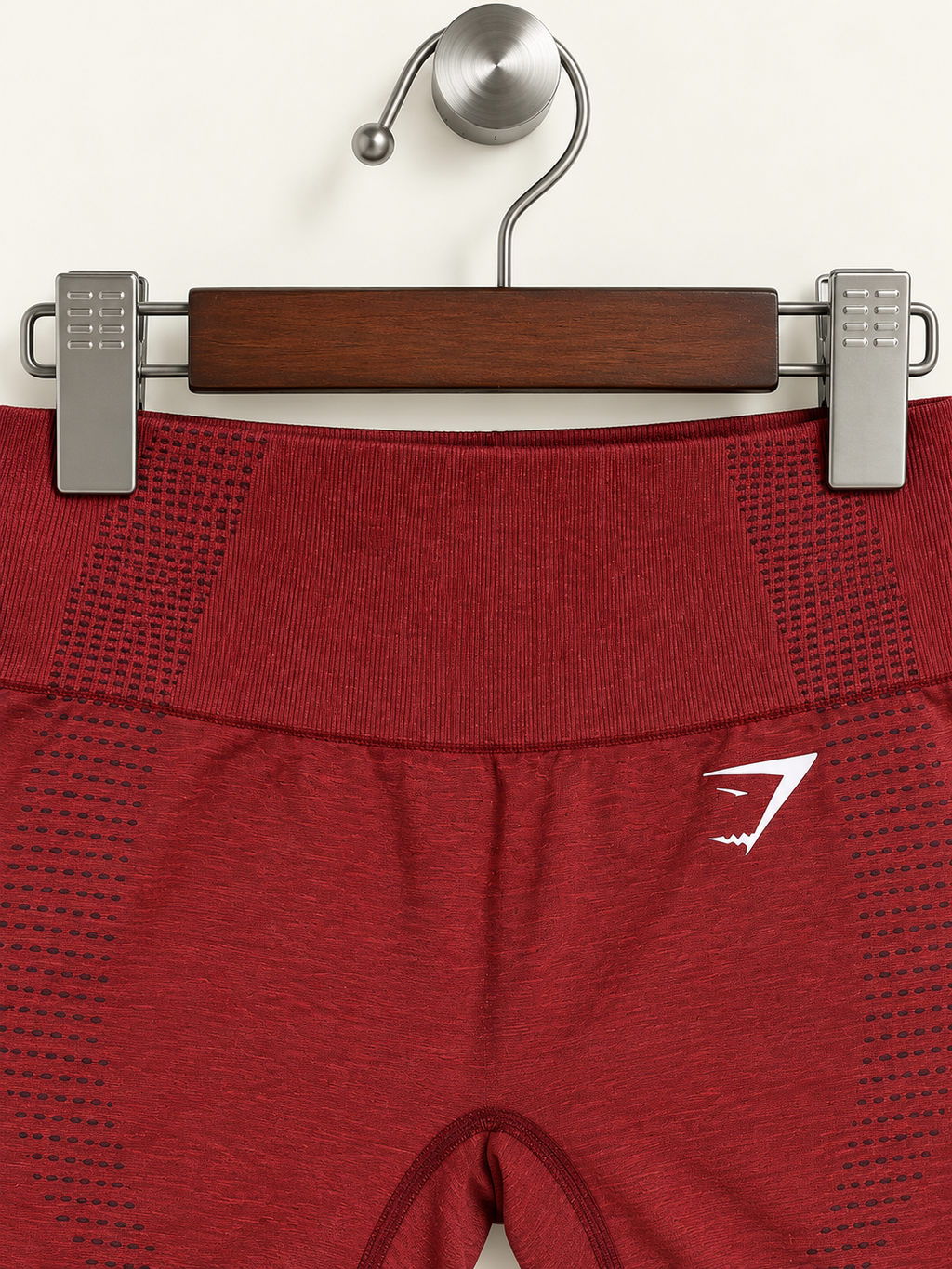 Gymshark Women's Maroon/Maroon-Red Seamless High-Waisted Athletic Biker Shorts