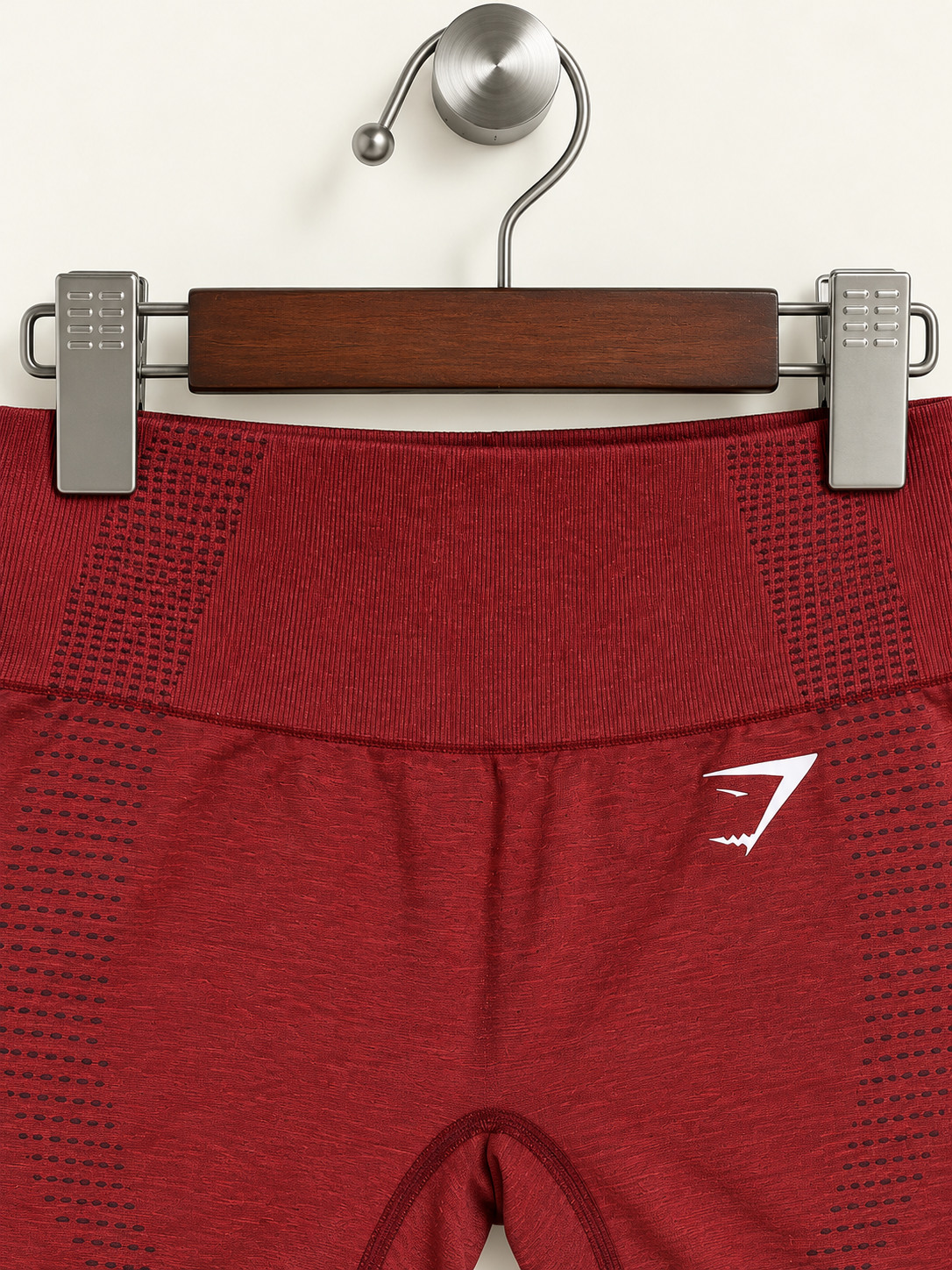 Gymshark Women's Maroon/Maroon-Red Seamless High-Waisted Athletic Biker Shorts