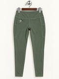 Gymshark Women's Olive Green High-Waisted Athletic Workout Leggings