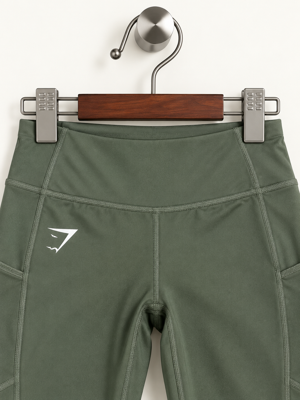 Gymshark Women's Olive Green High-Waisted Athletic Workout Leggings