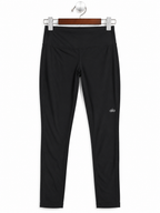 Alo Yoga Women's Black High-Waisted Ripped Cutout Athletic Leggings