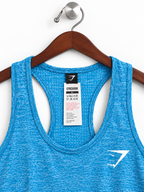 Gymshark Women's Blue Athletic Seamless Tank Top