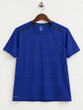 Men's Nike Dri-FIT Royal Blue Short-Sleeve Running Top – Size L