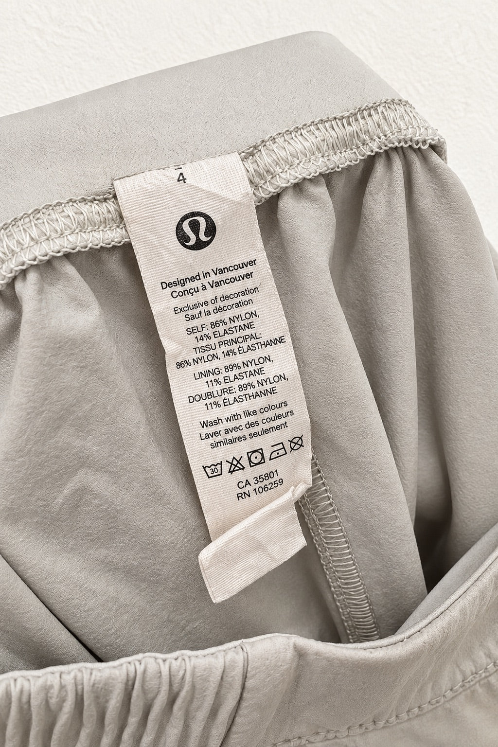 Women's lululemon Cream Wide-Leg Cropped Pants – Size S