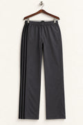 Adidas Youth/Women's Black Climacool 3-Stripe Track Pants – Size YL / W28
