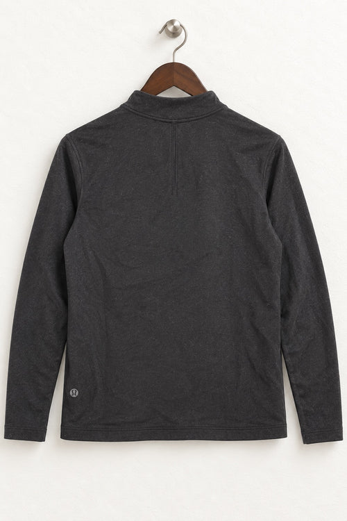lululemon Black Half-Zip Long Sleeve Top