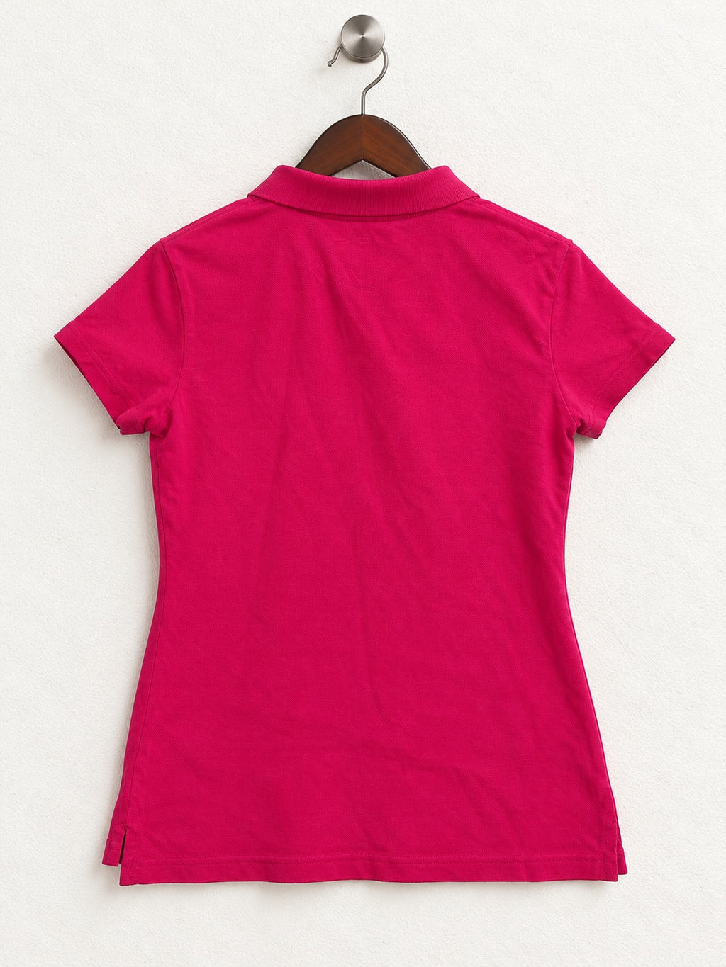 Women's Tommy Hilfiger Pink Short-Sleeve Polo Shirt – Size S