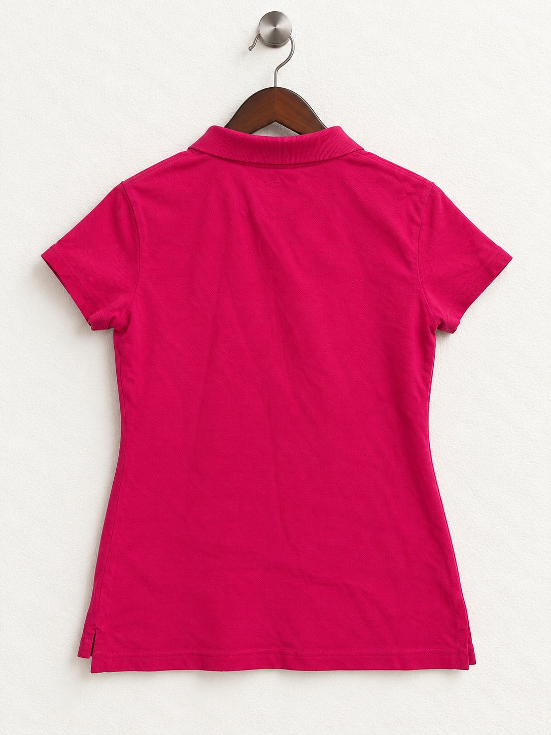 Women's Tommy Hilfiger Pink Short-Sleeve Polo Shirt – Size S
