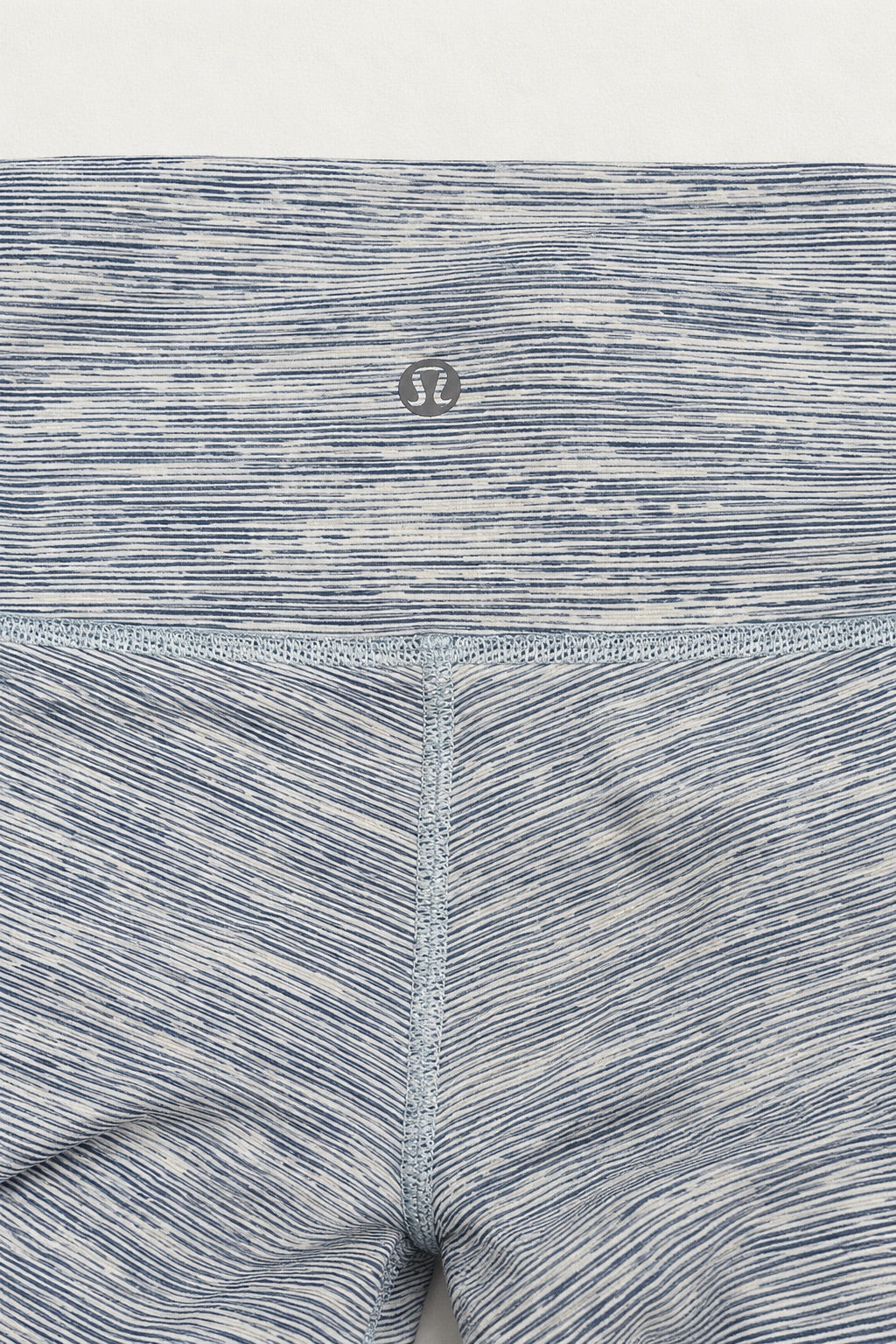Women's lululemon Blue & White Space-Dye High-Rise Leggings