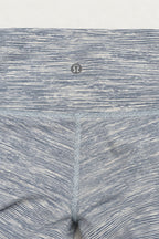 Women's lululemon Blue & White Space-Dye High-Rise Leggings