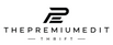 A minimalist black logo and text reading 'THEPREMIUMEDIT THRIFT' centered on a light gray background.