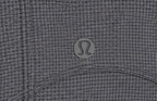 lululemon grey cropped long sleeve top logo