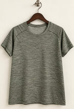 lululemon grey space-dye T-shirt front view